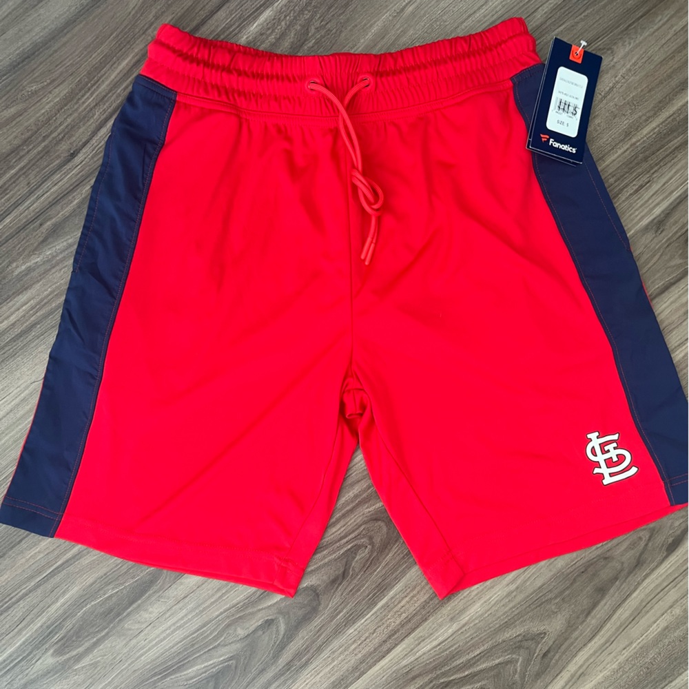 St. Louis Cardinals Iconic Poly Short with Woven Panels -‎ Mens